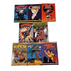 8 Classic Cartoon DVDs